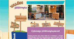 Desktop Screenshot of jatekkonyha.net